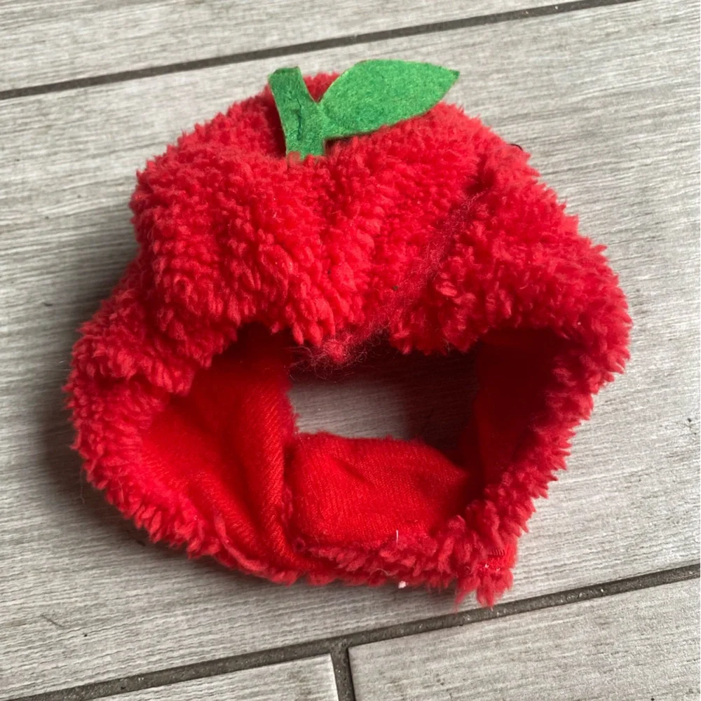 3-Piece Pet Hat Set for Cats & Small Dogs - Banana, Sunflower, and Apple Design